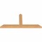 Ekena Millwork Portland Timber Gable Bracket, Western Red Cedar, 72"W x 33"H x 3 1/2"D x 5 1/2"F, 11/12 Pitch GBW072X33X0406POR00SWR - alternate 2